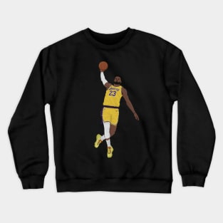 Lebron James digital illustration Crewneck Sweatshirt